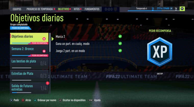 Imagen de FIFA 22: EA Sports modifica este grupo de objetivos porque uno de los retos no funcionaba bien