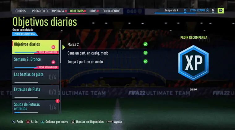 Imagen de FIFA 22: EA Sports modifica este grupo de objetivos porque uno de los retos no funcionaba bien