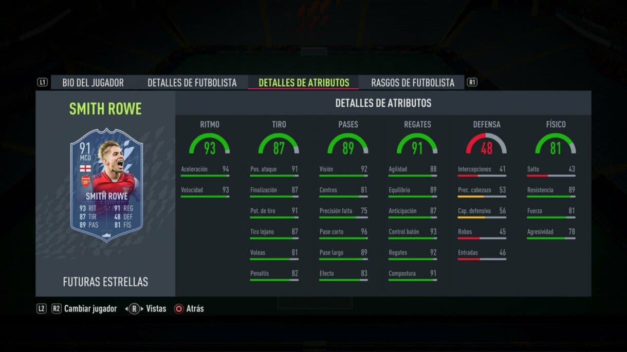 FIFA 22: este es el primer equipo Future Stars y aquí puedes ver las stats de sus jugadores Ultimate Team Smith-Rowe