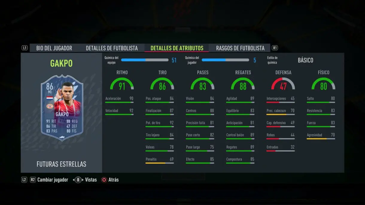 FIFA 22: este es el primer equipo Future Stars y aquí puedes ver las stats de sus jugadores Ultimate Team Gakpo