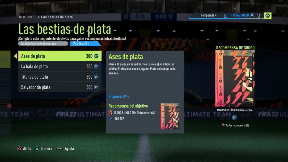 FIFA 22: aparece otro sobre free to play que en la tienda costaría 55.000 monedas Ultimate Team objetivos "Las bestias de plata".