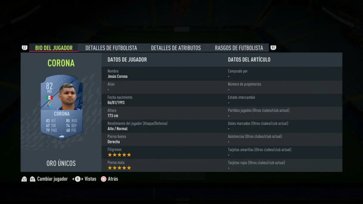 Estrellas Corona FIFA 22 Ultimate Team