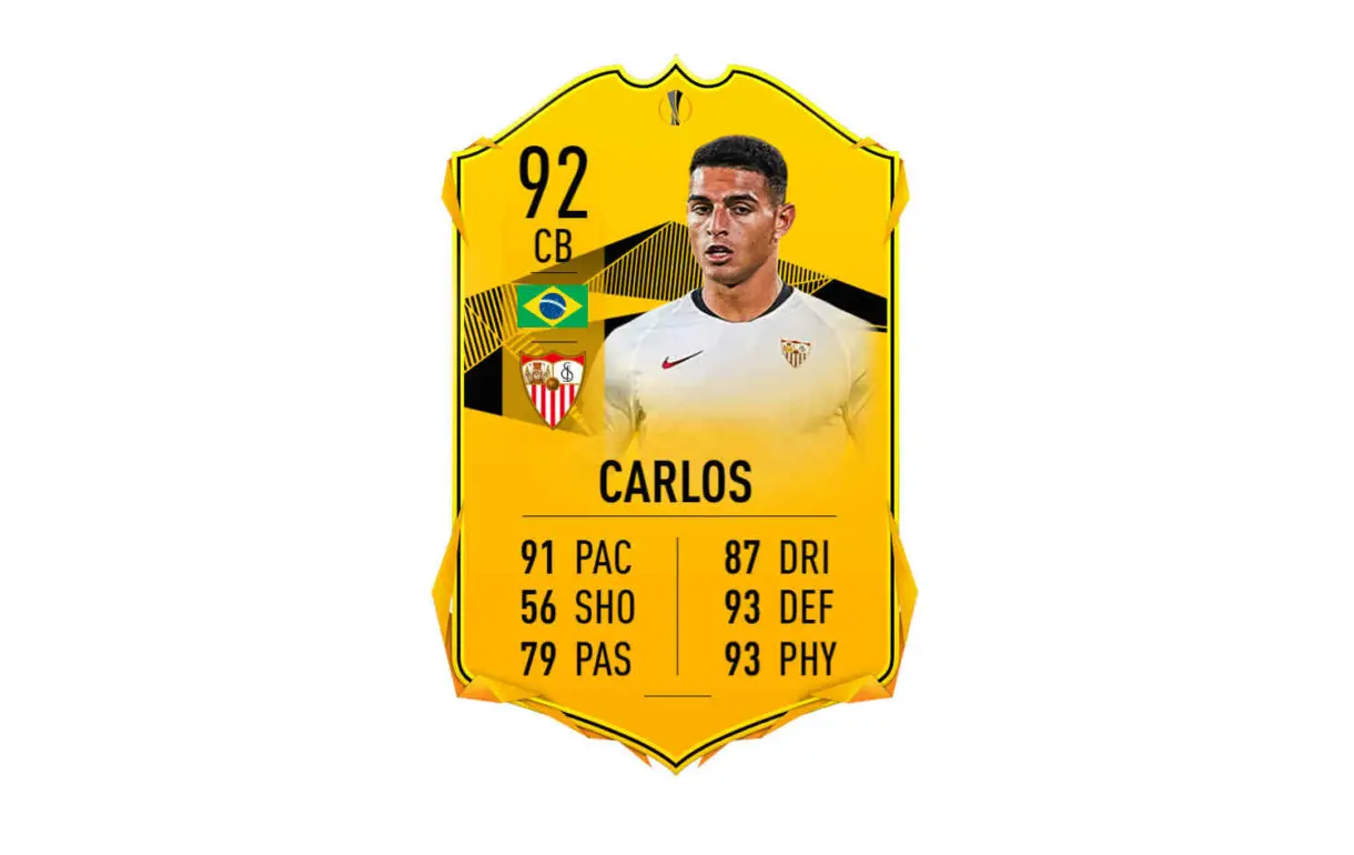 Carta Diego Carlos RTTF FIFA 20 Ultimate Team