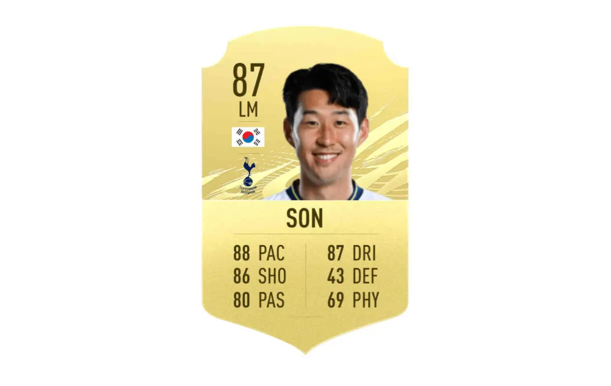 Carta Son oro FIFA 21 Ultimate Team