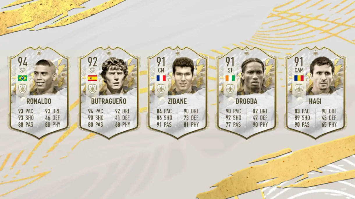 FIFA 22: filtrados más Iconos que aparecerían en SBC próximamente Ultimate Team