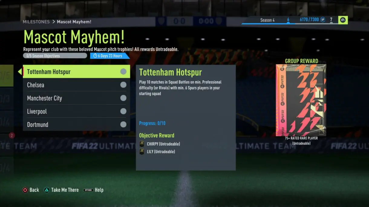 FIFA 22: llegan las mascotas a Ultimate Team y así puedes conseguir algunas gratuitamente Ultimate Team imagen de los Hitos "Mascot Mayhem