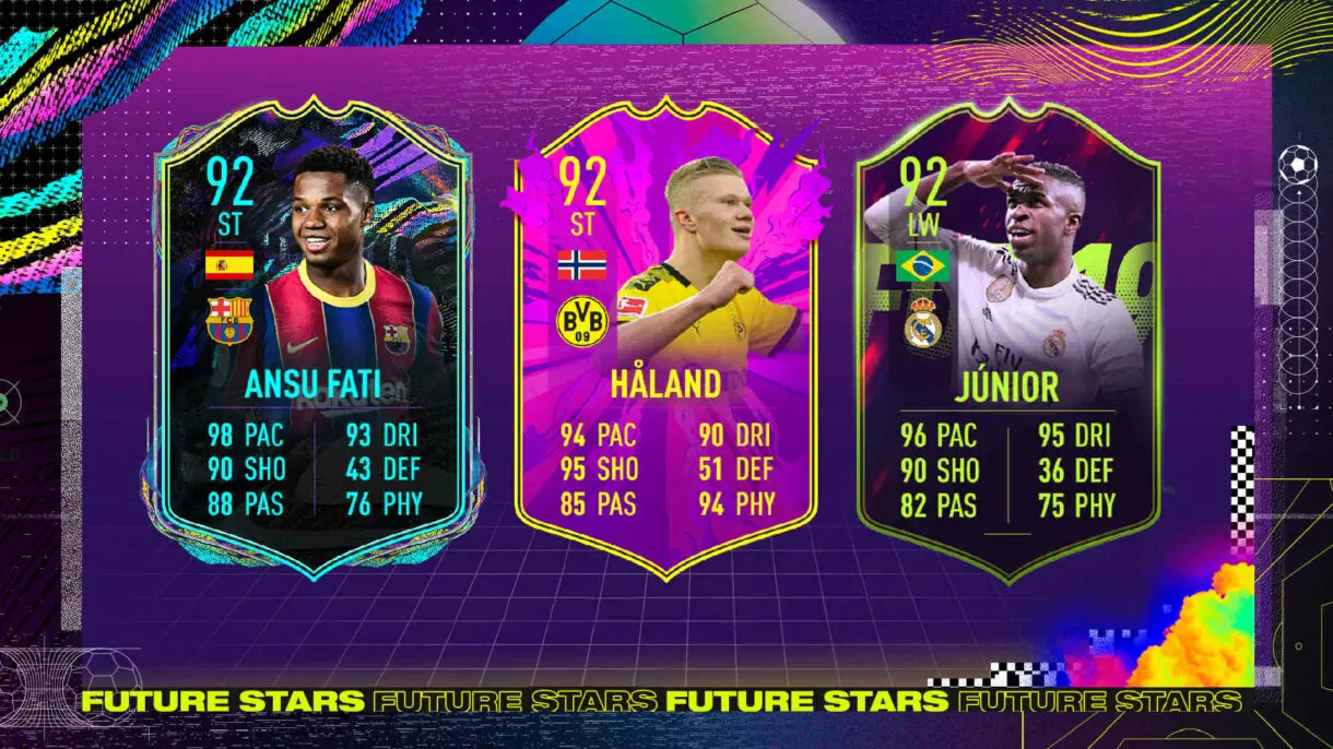 fifa 22 future stars diseno de la carta en anos anteriores