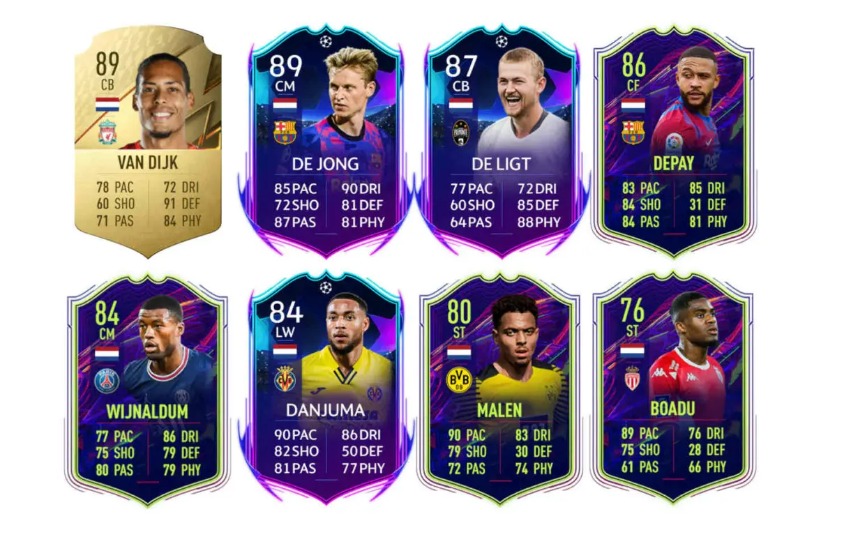 Links naranjas Brouwers POTM Eredivisie FIFA 22 Ultimate Team