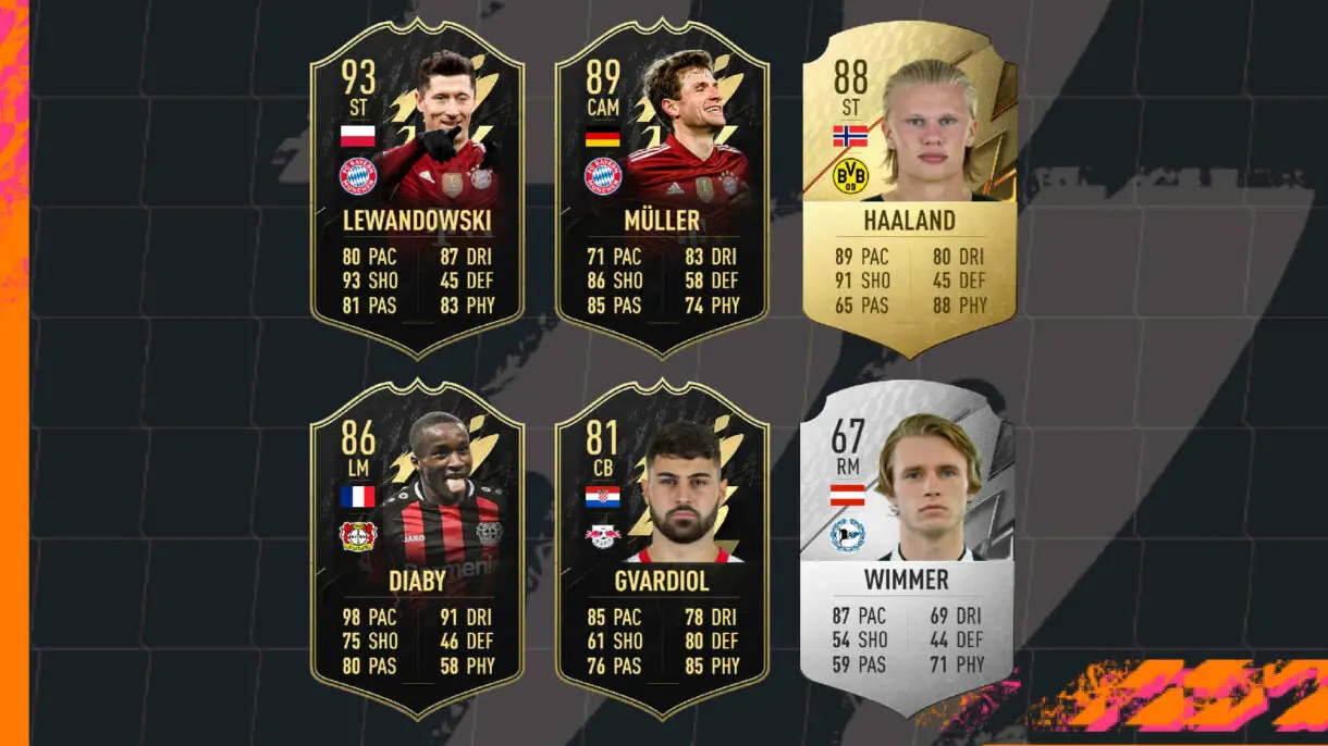 FIFA 22: futbolistas de alta media entre los nominados al POTM de la Bundesliga en enero Ultimate Team