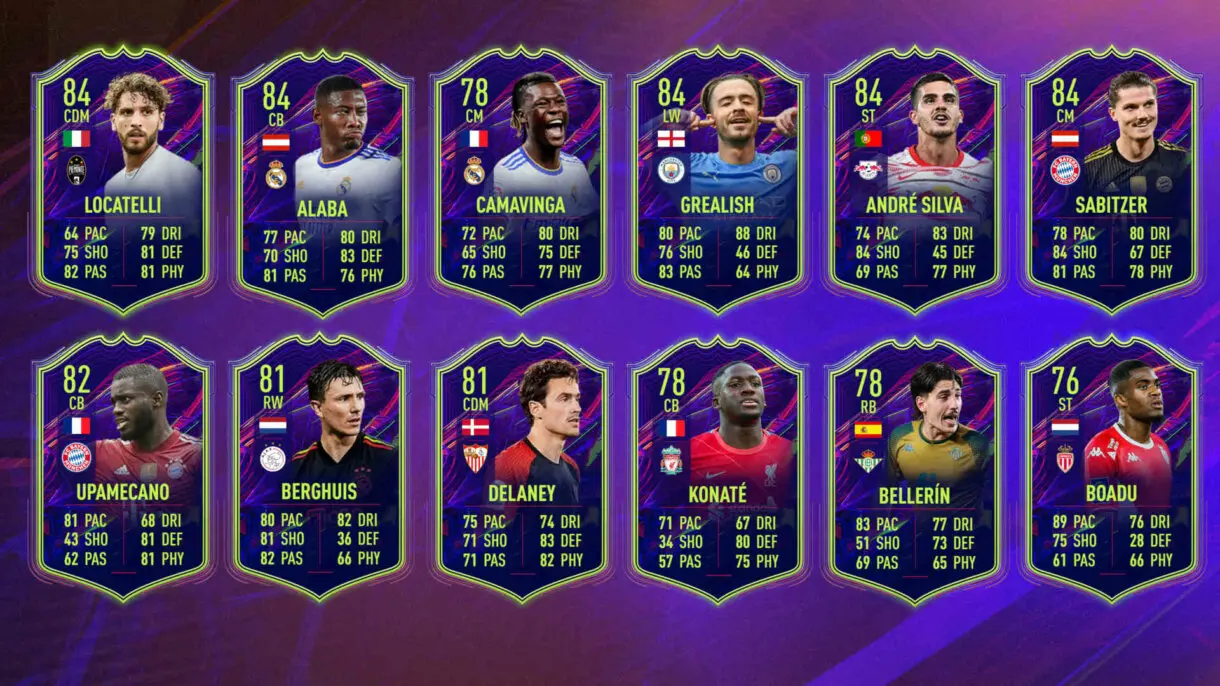 Cartas OTW que suman dos triunfos FIFA 22 Ultimate Team