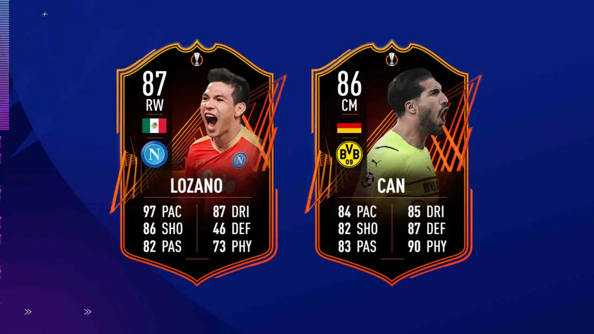 Cartas RTTF ya eliminadas FIFA 22 Ultimate Team