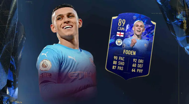 Imagen de FIFA 22: ¿Atacante top de mucha calidad o coste excesivo? Review de Foden TOTY Honorífico