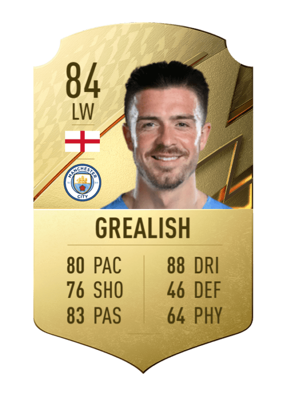 Carta Grealish oro único FIFA 22 Ultimate Team