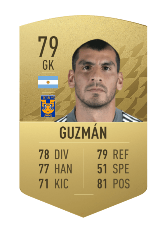 Carta oro no único Guzmán FIFA 22 Ultimate Team