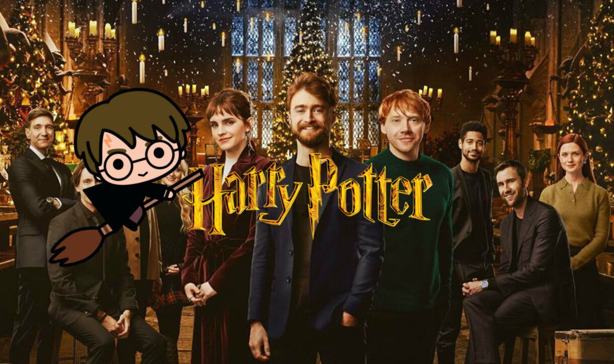 Un póster de Harry Potter con un funko pop