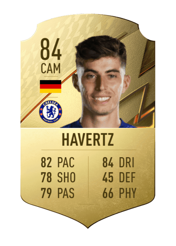Carta Havertz oro único FIFA 22 Ultimate Team