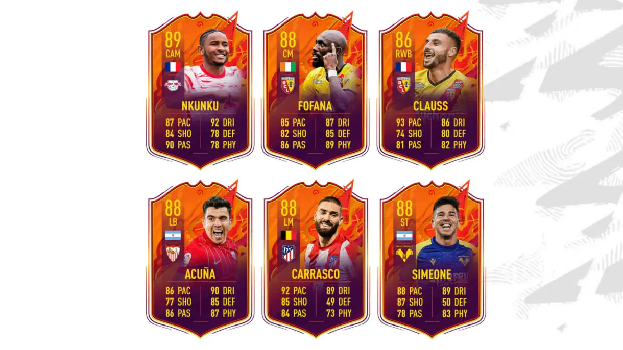 FIFA 22: Headliners de nivel mejorarán sus stats, otros siguen avanzando y una derrota dolorosa (seguimiento) Ultimate Team jugadores con una victoria