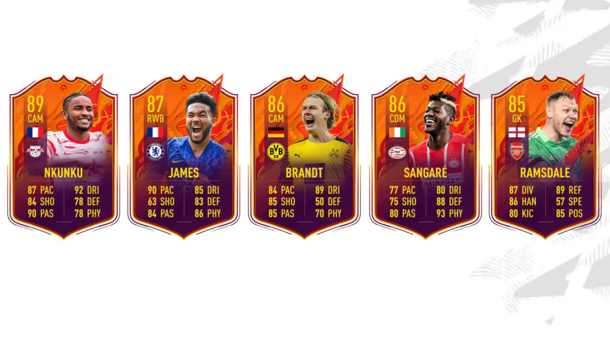 Cartas Headliners con dos victorias FIFA 22 Ultimate Team