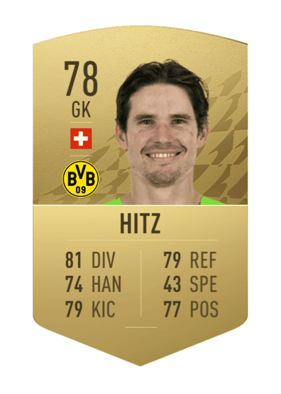 Carta Hitz oro no único FIFA 22 Ultimate Team