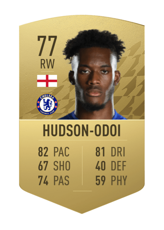 Carta Hudson-Odoi oro no único FIFA 22 Ultimate Team