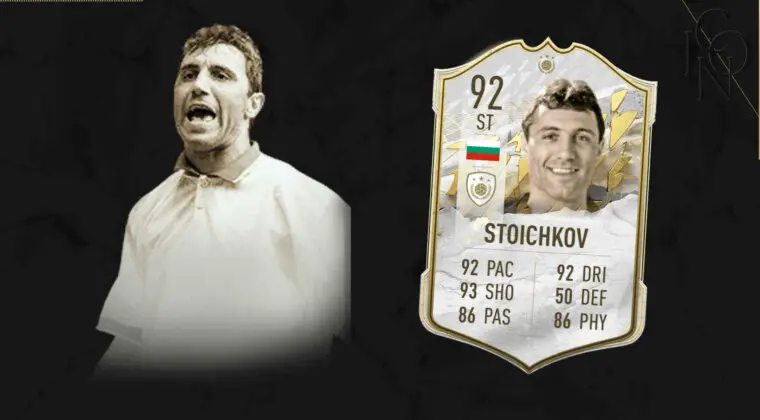 Imagen de FIFA 22 Icon Swaps: ¿Delantero competitivo? Review de Hristo Stoichkov Prime