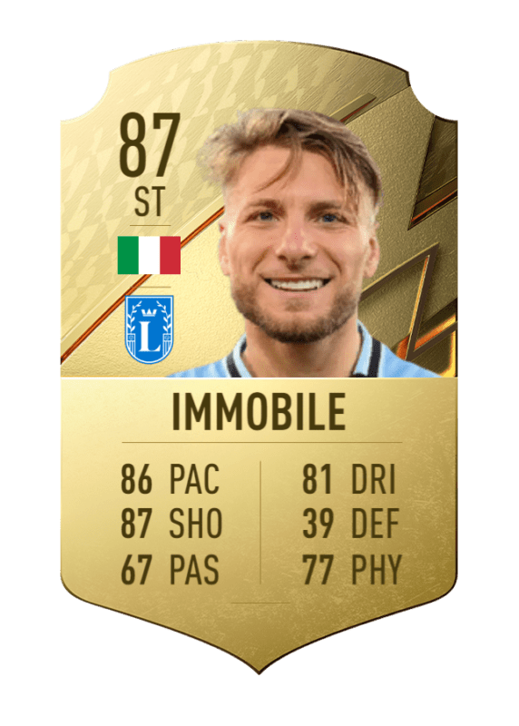 Carta Immobile oro único FIFA 22 Ultimate Team