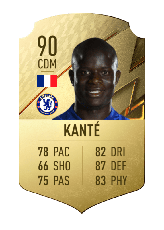 Carta Kanté oro único FIFA 22 Ultimate Team