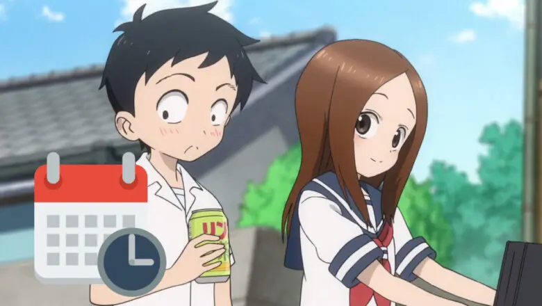 Karakai Jouzu no Takagi-san horario