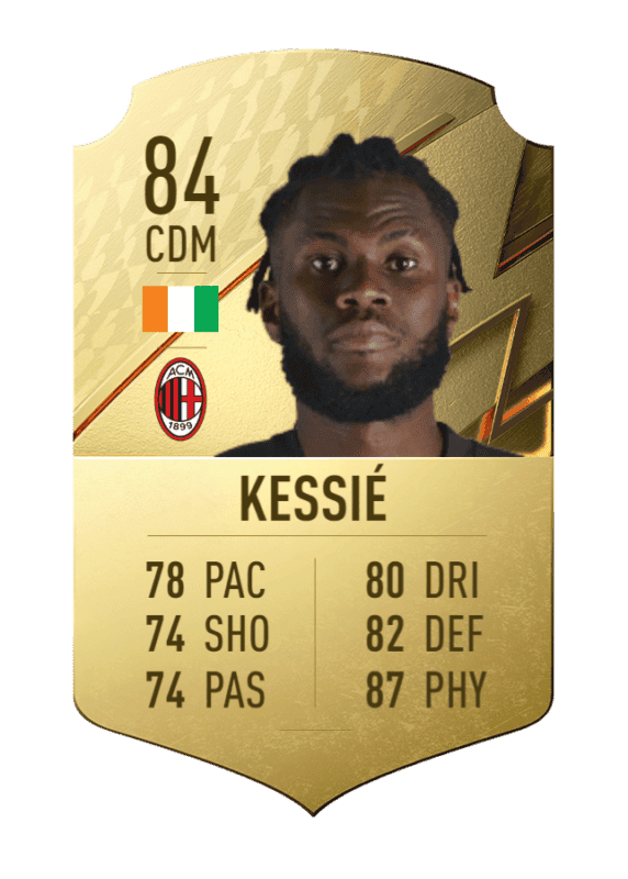 Carta Kessié oro único FIFA 22 Ultimate Team