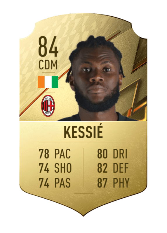 Carta Kessié oro único FIFA 22 Ultimate Team