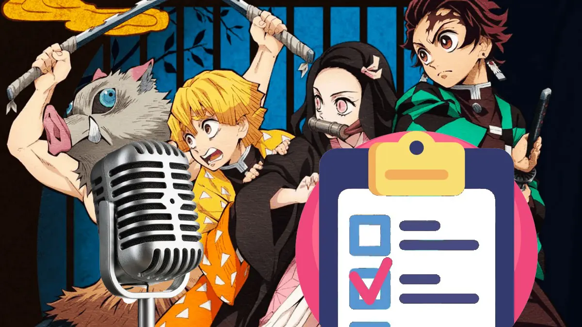 kimetsu no yaiba test voeces