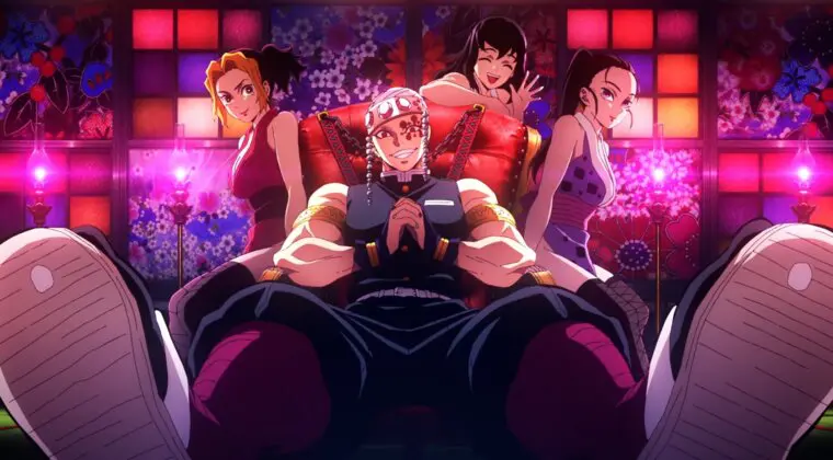 Imagen de Kimetsu no Yaiba: Zankyō Sanka, el opening del Distrito del Entretenimiento, es un éxito histórico