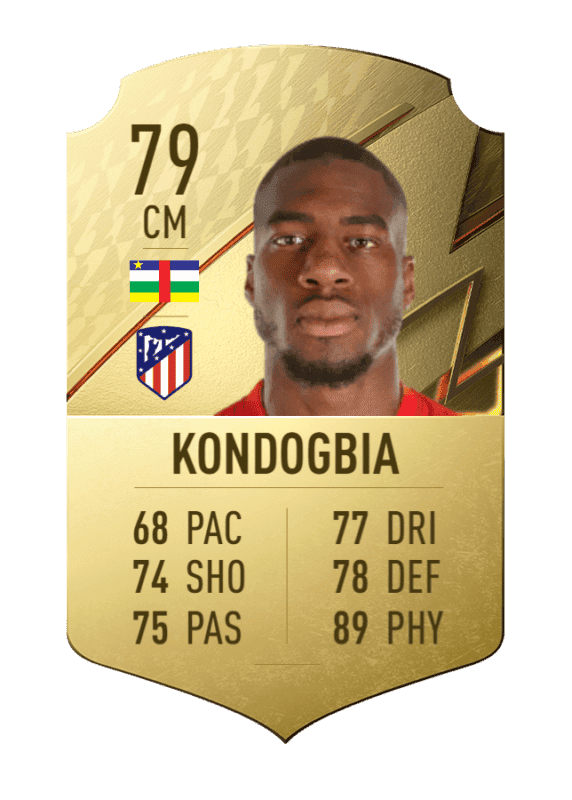 Carta Kongogbia oro único FIFA 22 Ultimate Team