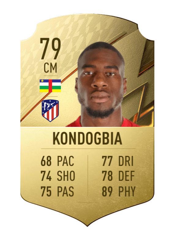 Carta Kongogbia oro único FIFA 22 Ultimate Team
