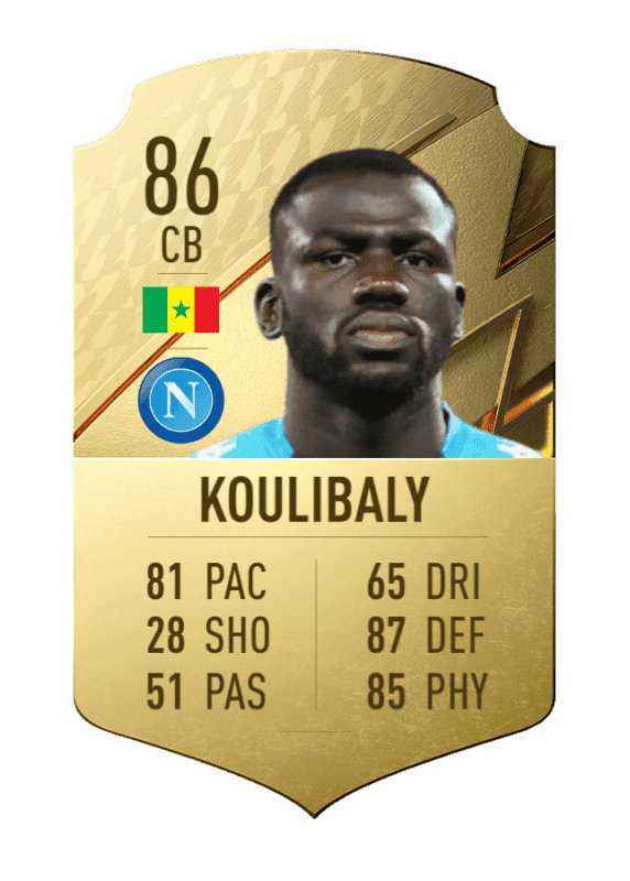 Carta Koulibaly oro único FIFA 22 Ultimate Team