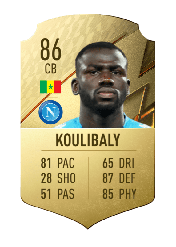 Carta Koulibaly oro único FIFA 22 Ultimate Team