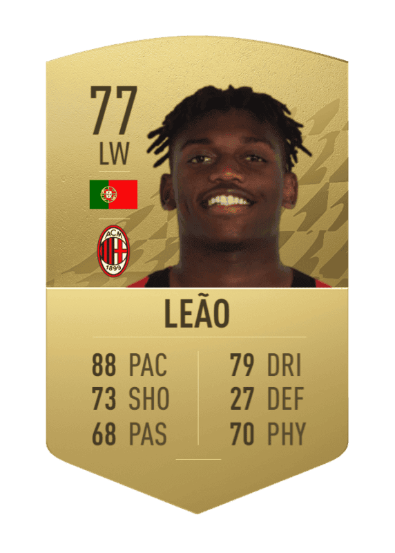 Carta Leao oro no único FIFA 22 Ultimate Team