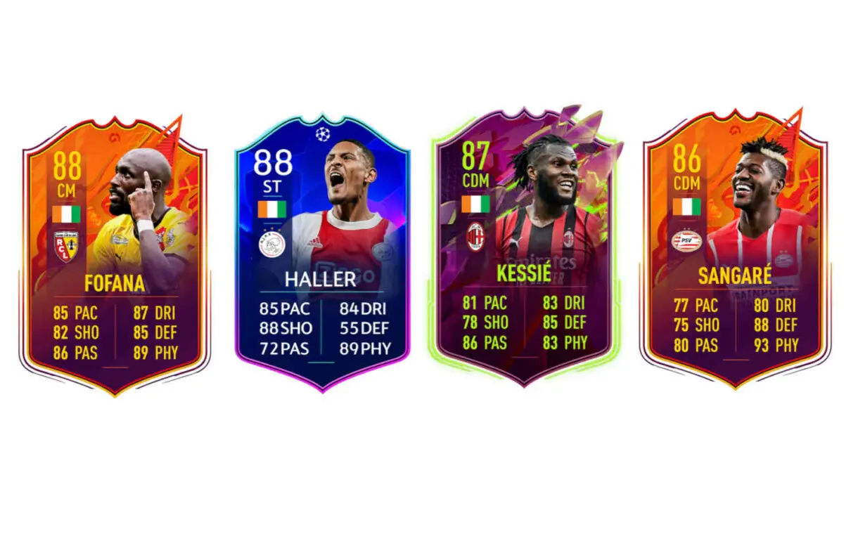 Links naranjas Bailly Showdown FIFA 22 Ultimate Team