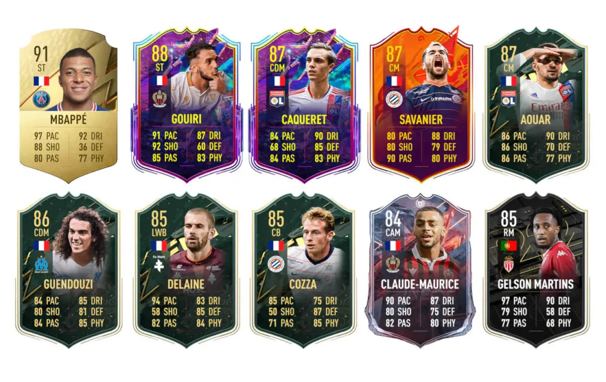 Links verdes Ben Yedder POTM Ligue 1 FIFA 22 Ultimate Team