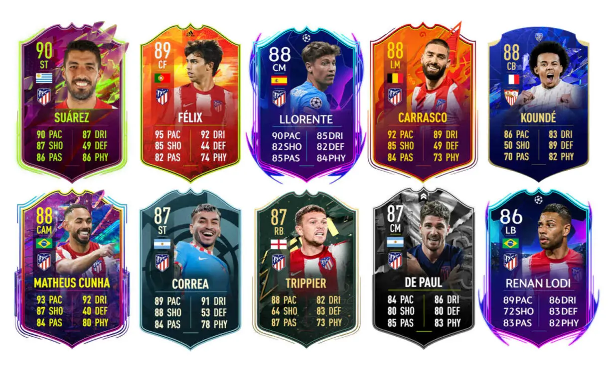 Links verdes Antoine Griezmann Flashback FIFA 22 Ultimate Team
