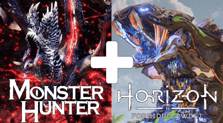 Imagen de Mira esta criatura de Monster Hunter con el estilo de las máquinas de Horizon Forbidden West