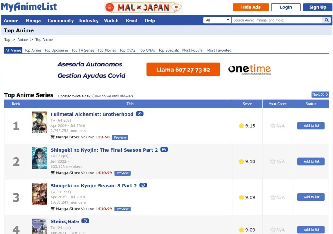 my anime list shingeki no kiojin parte 2 captura