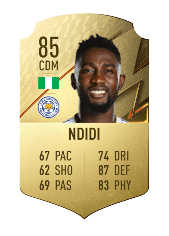 Carta Ndidi oro único FIFA 22 Ultimate Team