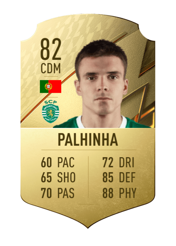 Carta Palphinha oro único FIFA 22 Ultimate Team