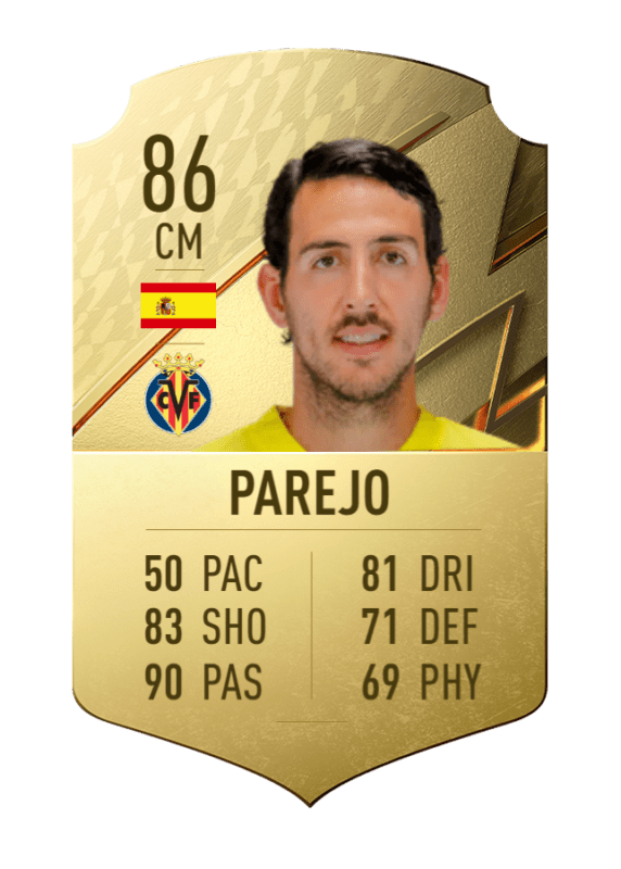 Carta Parejo oro único FIFA 22 Ultimate Team