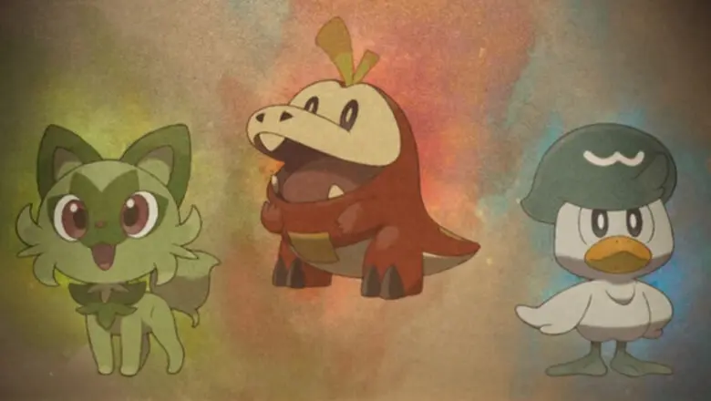 Pokemon iniciales Escarlata Purpura