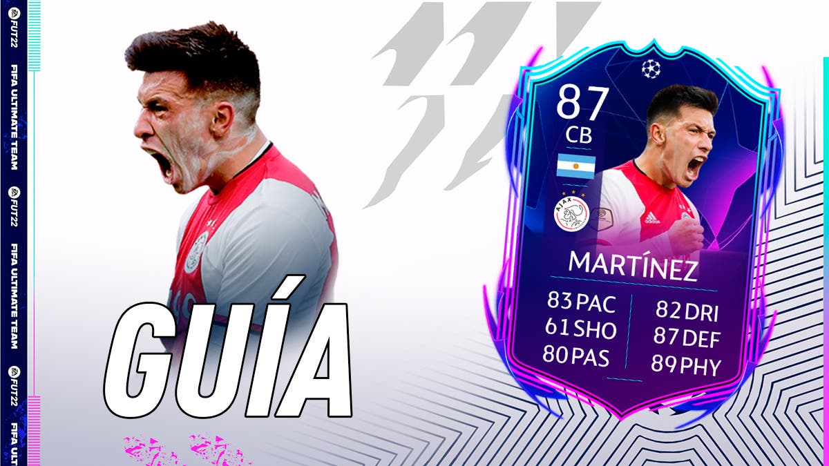 FIFA 22 Ultimate Team Guía Lisandro Martínez RTTF