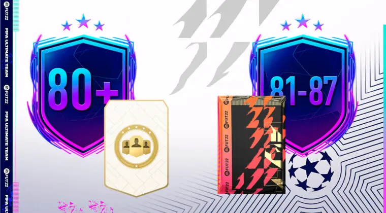 Imagen de FIFA 22: ¿Merecen la pena los SBC's "Elección de jugador 80+" y "Mejora 81-87"? + Solución
