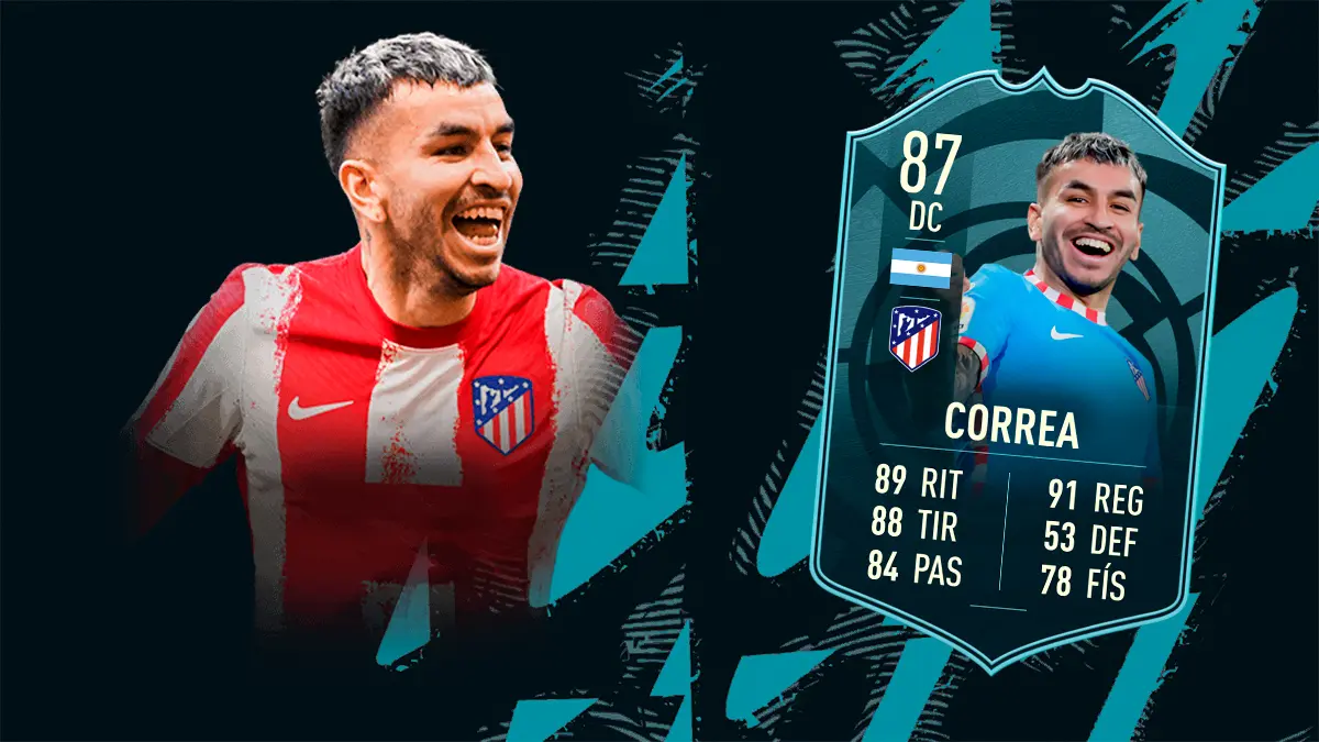 FIFA 22 Ultimate Team SBC Correa POTM LaLiga Santander Enero