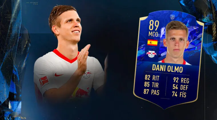 Imagen de FIFA 22: ¿Merece la pena Dani Olmo TOTY Honorífico? + Solución del SBC